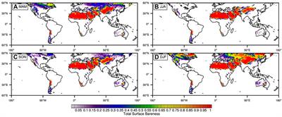 Dynamic Dust Source Regions and the Associated Natural and Anthropogenic Dust Emissions at the Global Scale